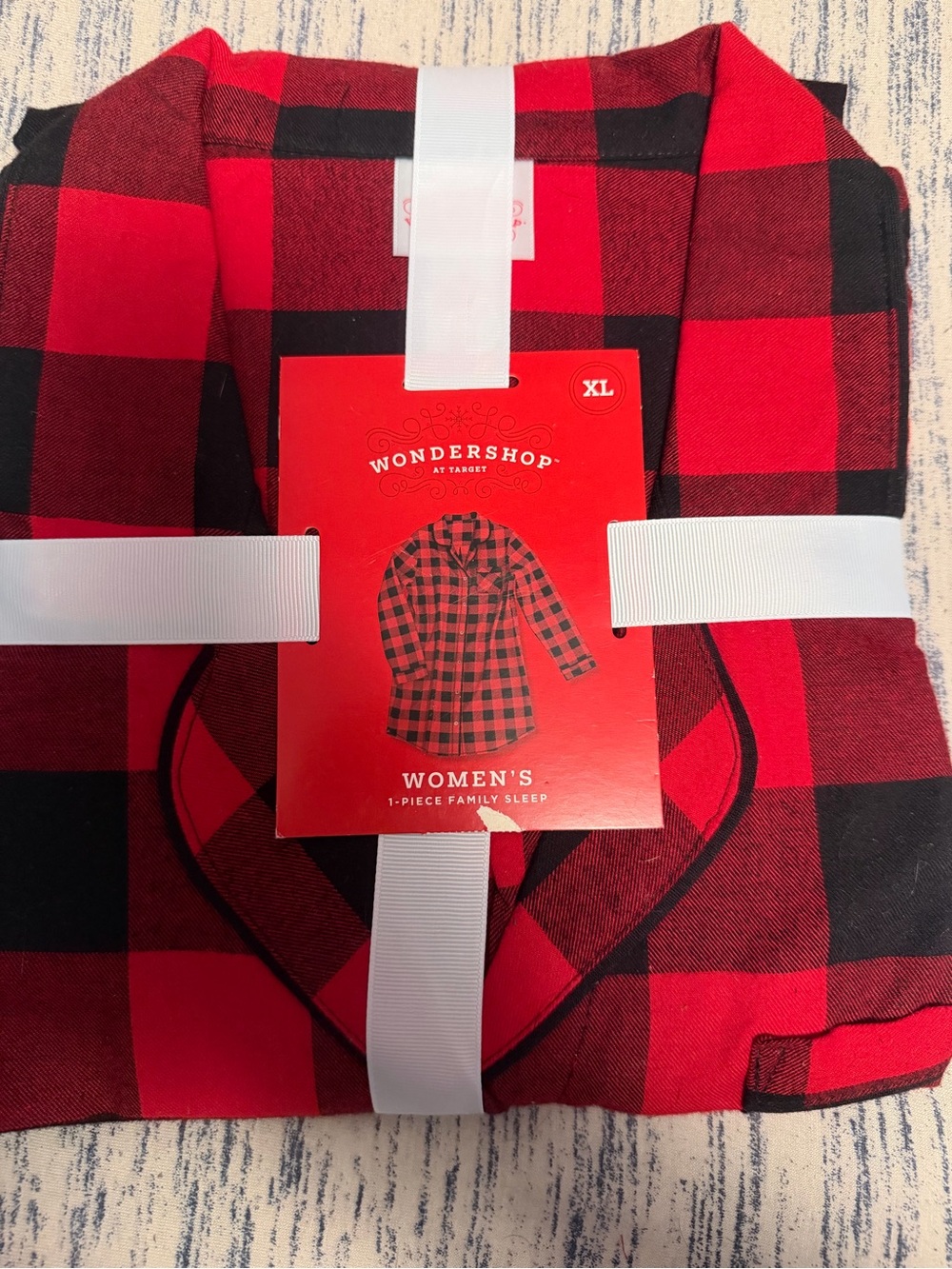 Wondershop Red & Black Buffalo Plaid Women's Sleep Shirt